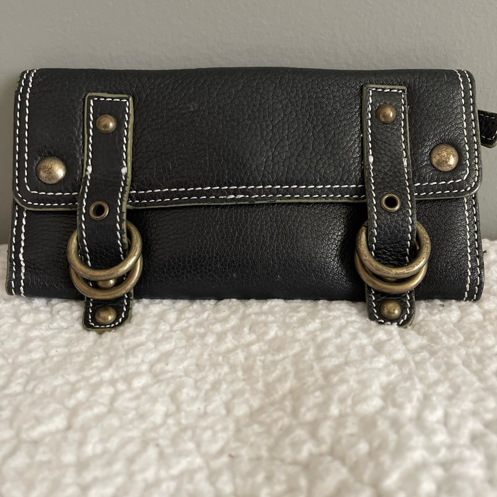 Hype Black Leather Wallet